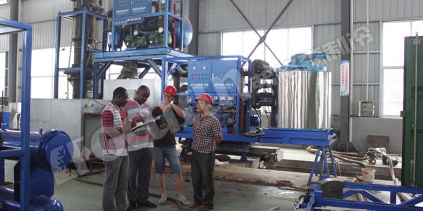 10 tons marine used seawater flake ice machine--Maldives-1