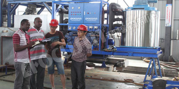 10 tons marine used seawater flake ice machine--Maldives-2