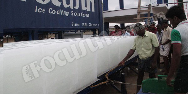 18 tons direct system block ice machine-- India-2