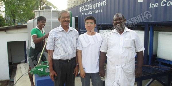 18 tons direct system block ice machine-- India-4
