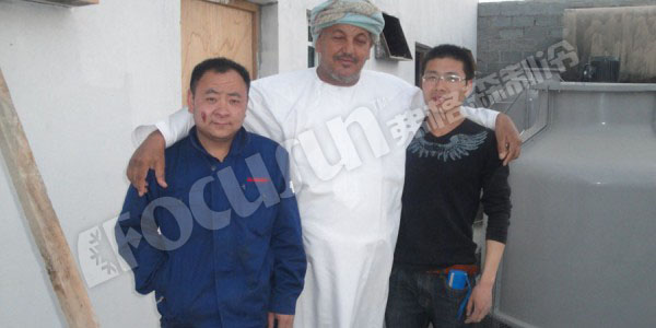 25 tons brine system block ice machine--Oman-2