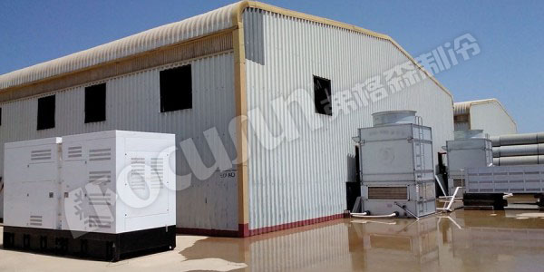 two sets of 25 tons direct system block ice machine + 50 tons cold room--Eritrea-5